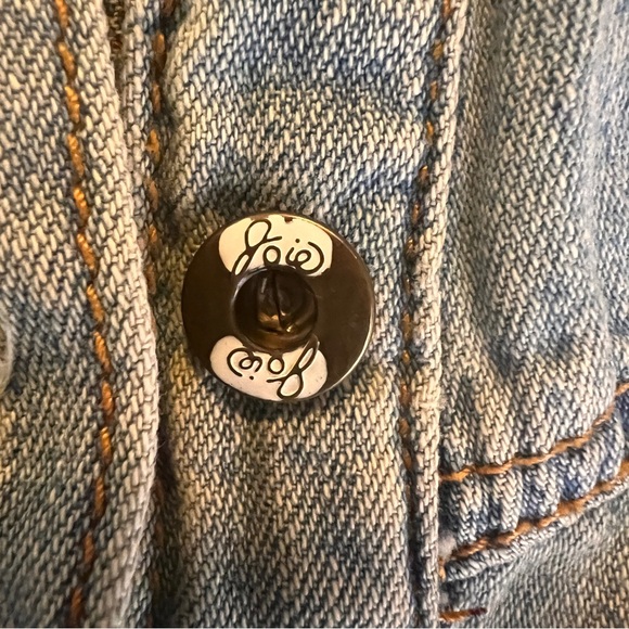 Vintage Joie Denim Button-Up 100% Cotton Dress Size 2, EUC - Picture 8 of 10